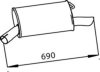 MERCE 6384900101 End Silencer